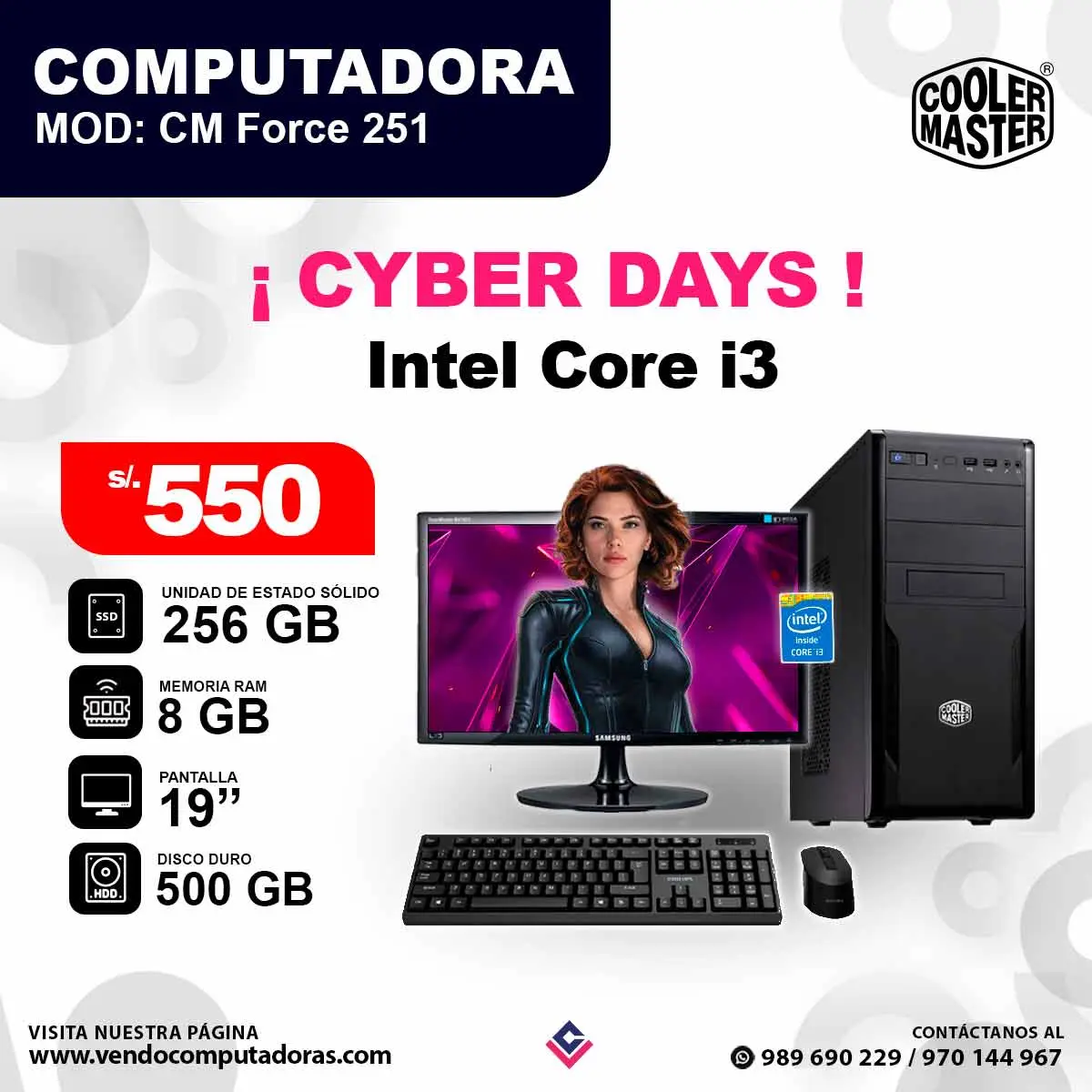 PC CM Force 251 Core i3