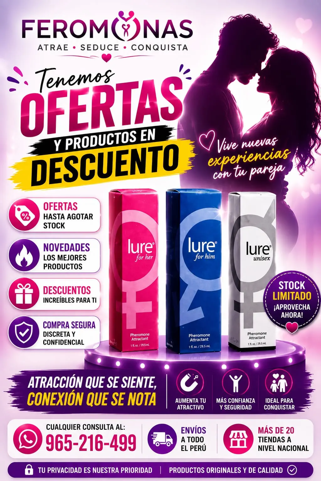 Prótesis realistas y juguetes íntimos en Perú 965216499
