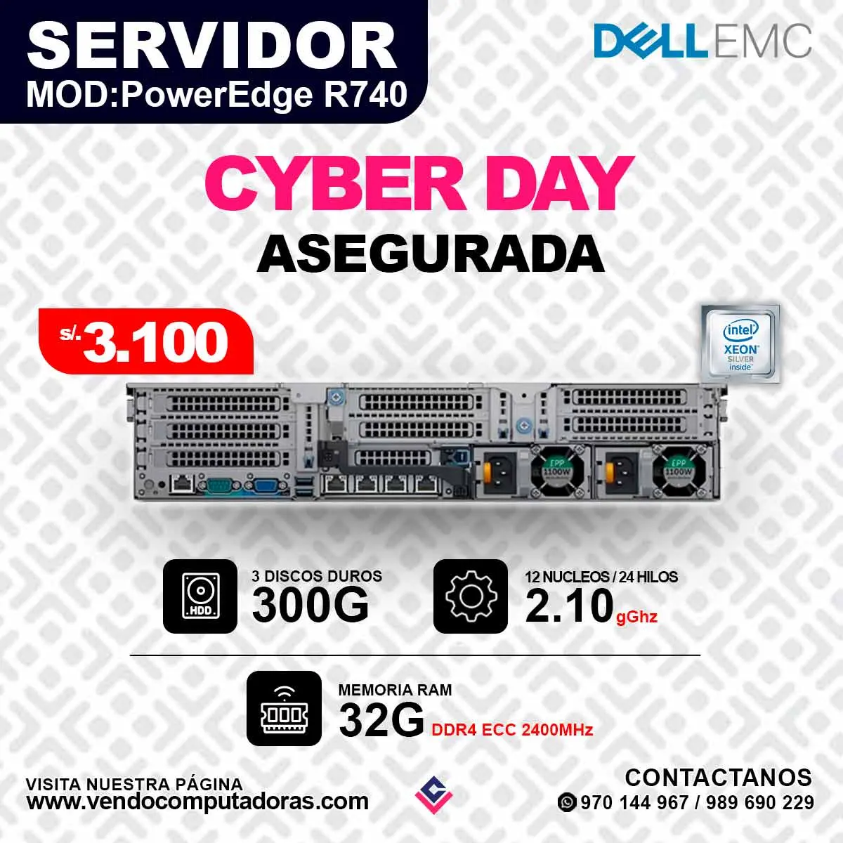 SERVIDOR DELLEMC PowerEdge R740