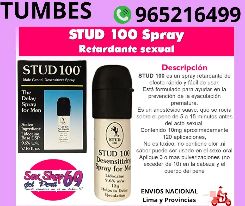 Spray retardante masculino Retardante sexual Perú965216499