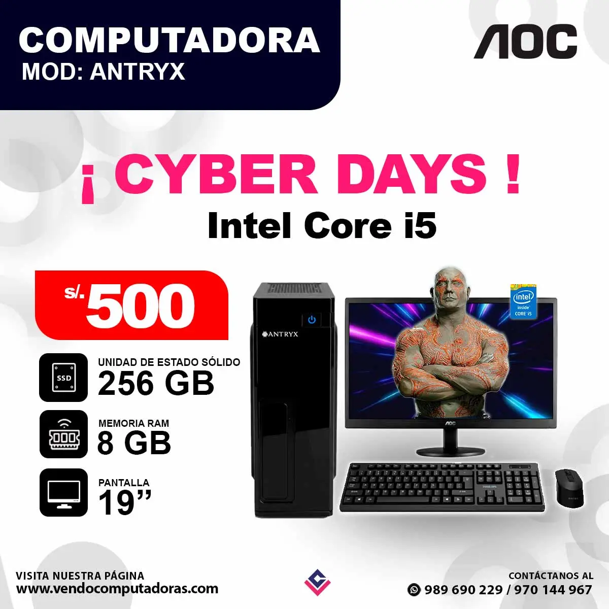 PC Antryx Intel core i5