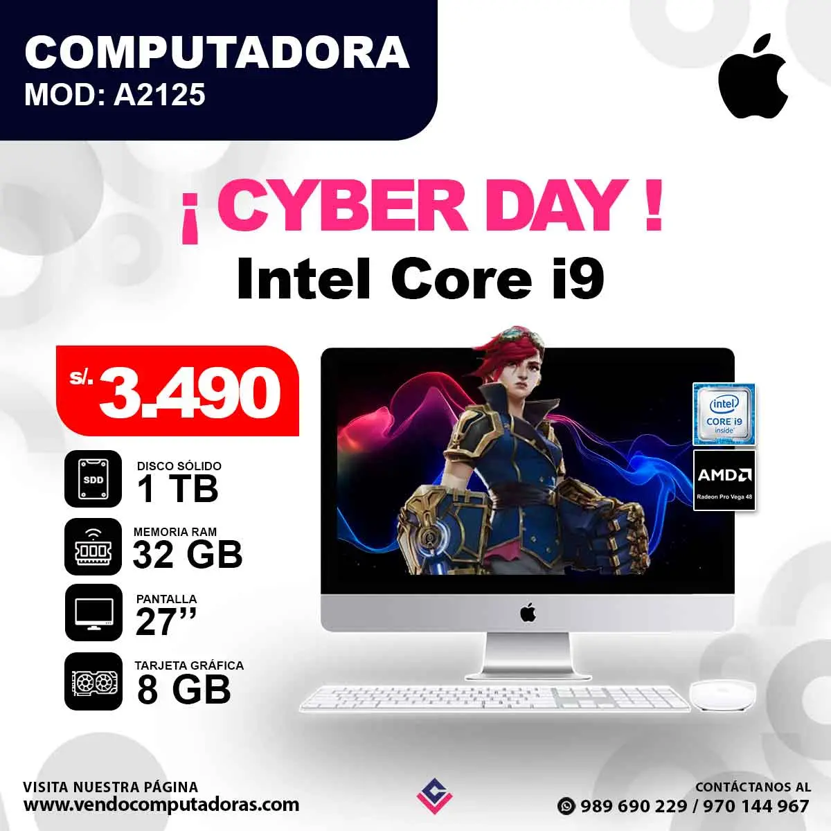iMac A2125 Intel Core i9