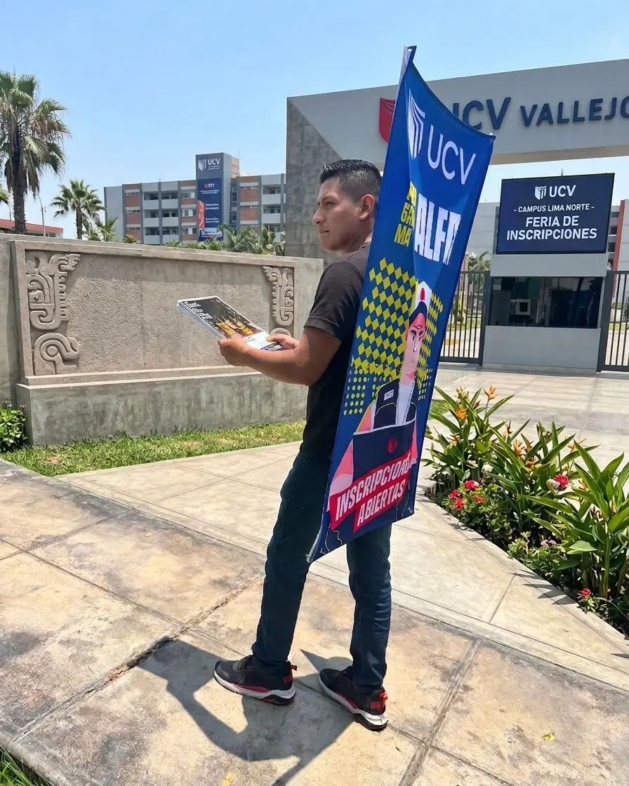 MOCHILA X ARAÑA PARA PUBLICIDAD Y ACTIVACIONES