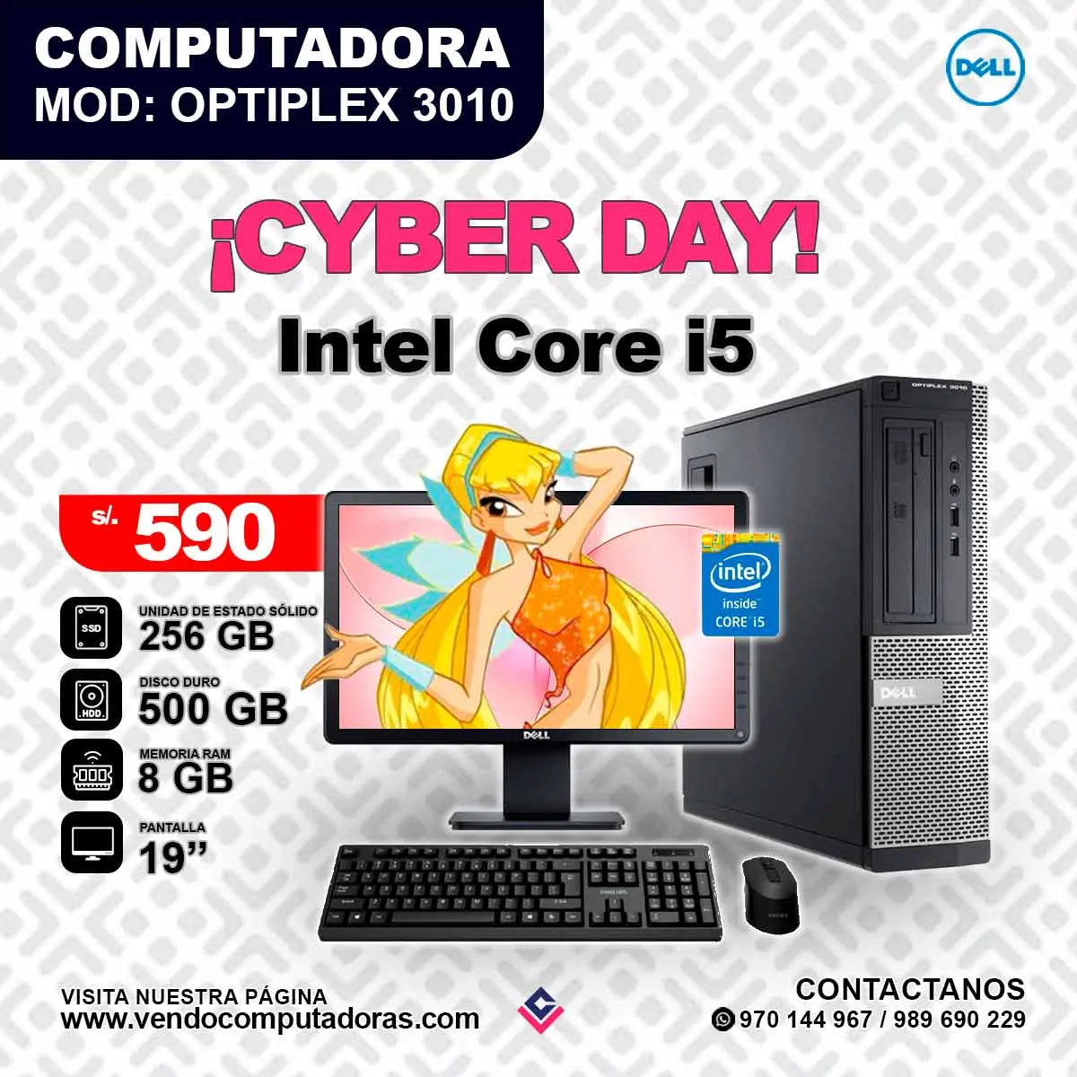 Computadora DELL Intel Core i5 