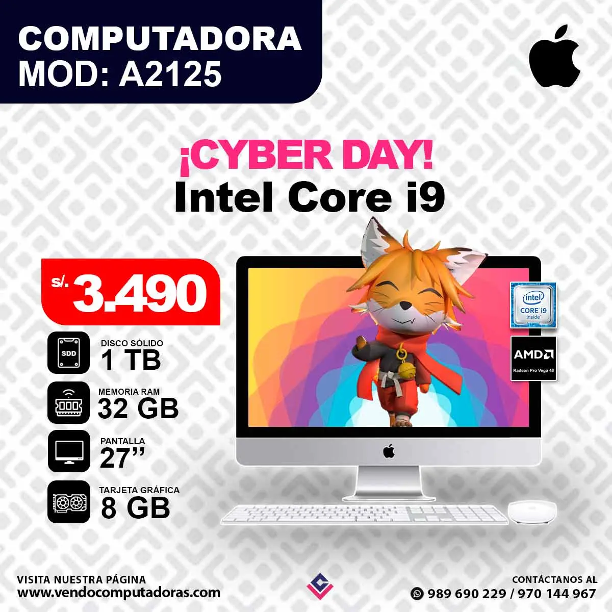 MAC Core i9 A2125