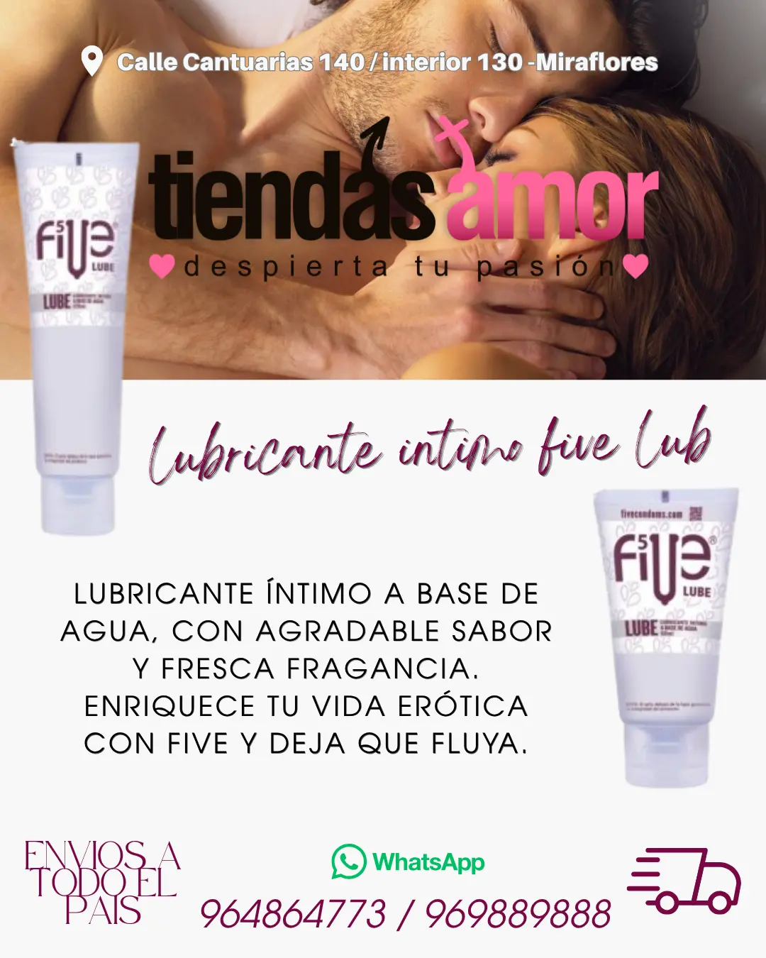  Preservativos y lubricantes TIENDA AMOR SEXSHOP MIRAFLORES 