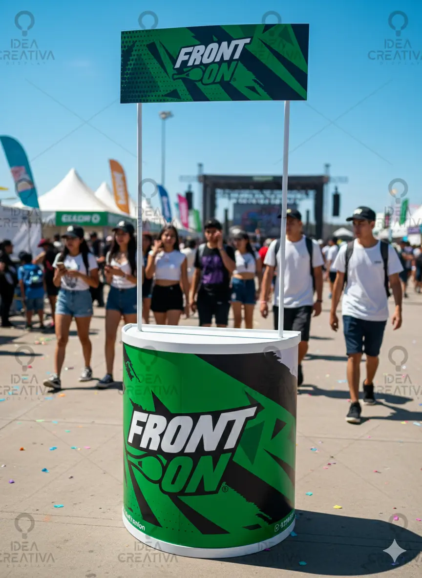 Modulo Curvo PVC para Ferias Eventos y Activaciones de Marca