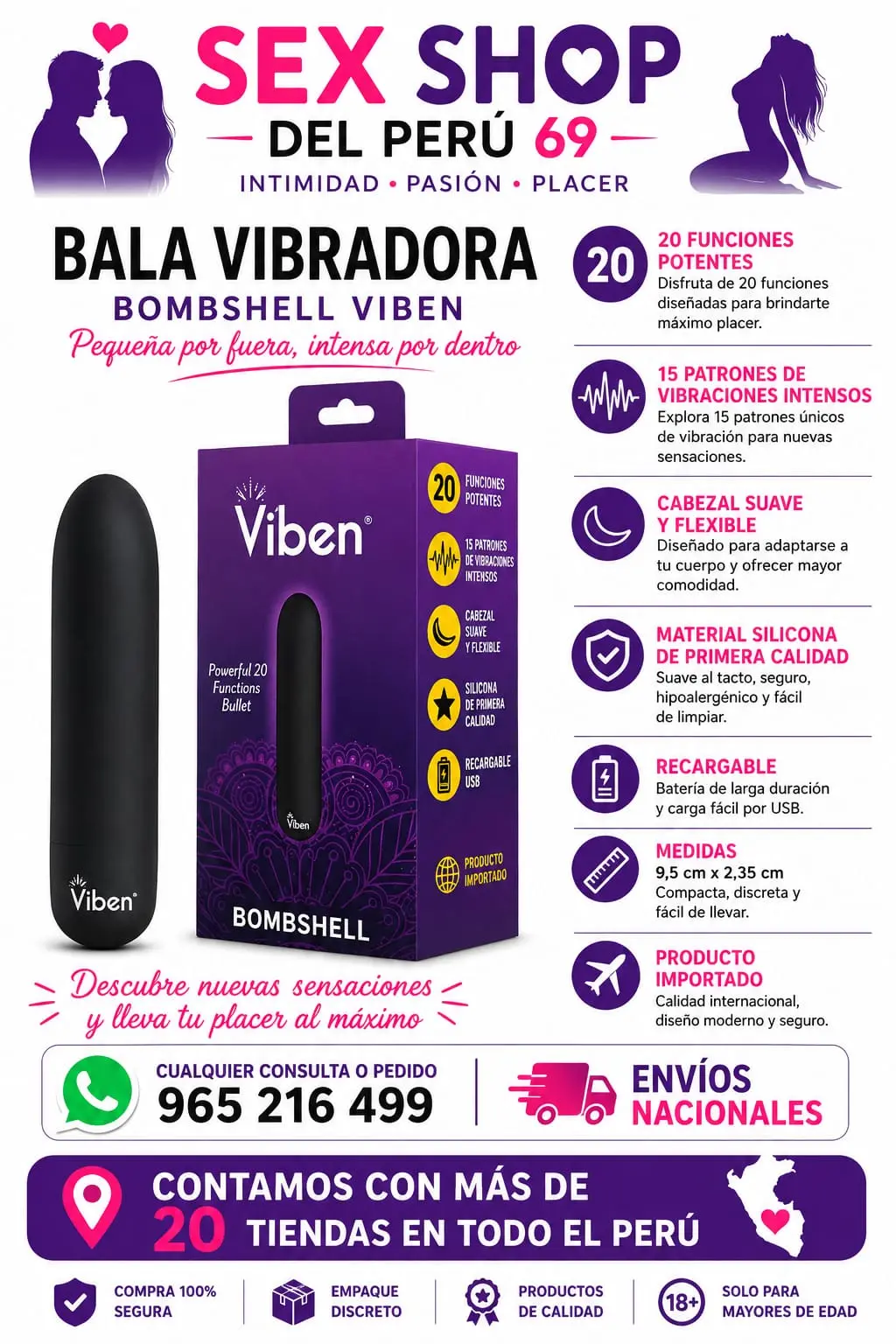 Juguetes para adultos y accesorios de calidad 965216499