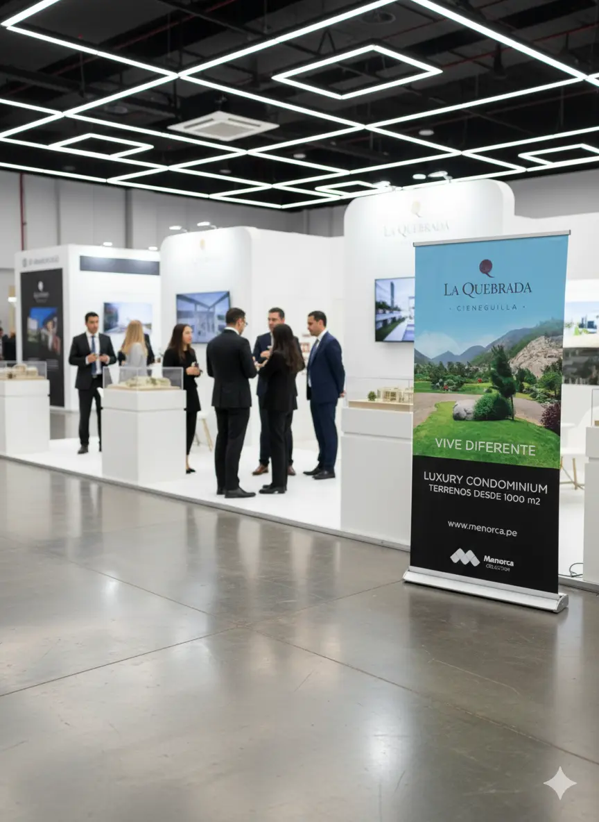 ROLL SCREEN PREMIUM PARA FERIAS EVENTOS Y PRESENTACIONES CO