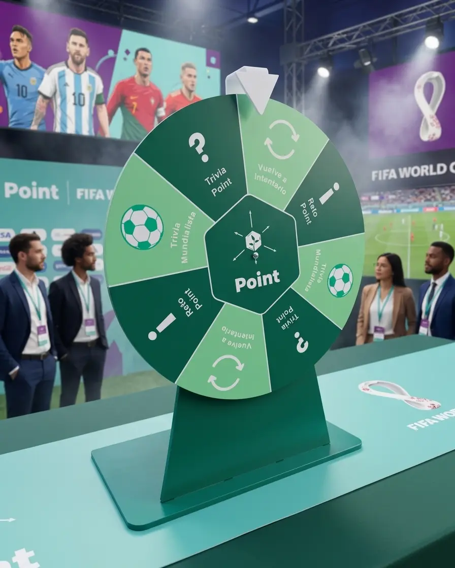 RULETA PUBLICITARIA DE MESA PARA ACTIVACIONES Y CAMPAÑAS PRO