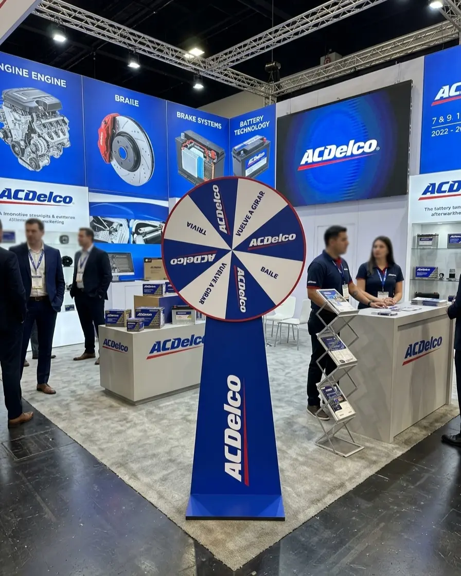 RULETA PUBLICITARIA DESARMABLE PARA ACTIVACIONES Y EVENTOS P