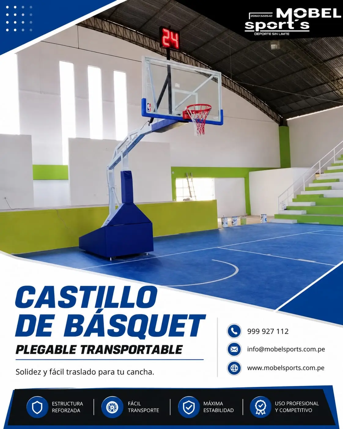 Carrito porta pelotas de voleibol - mobel sports