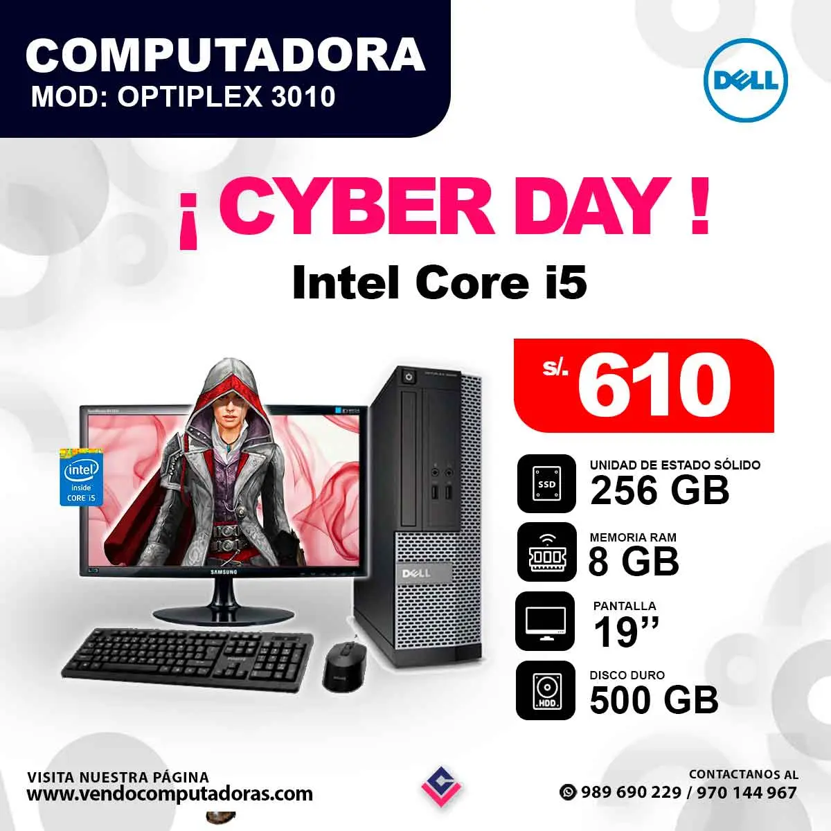 PC DELL OPTIPLEX 3010 intel core i5