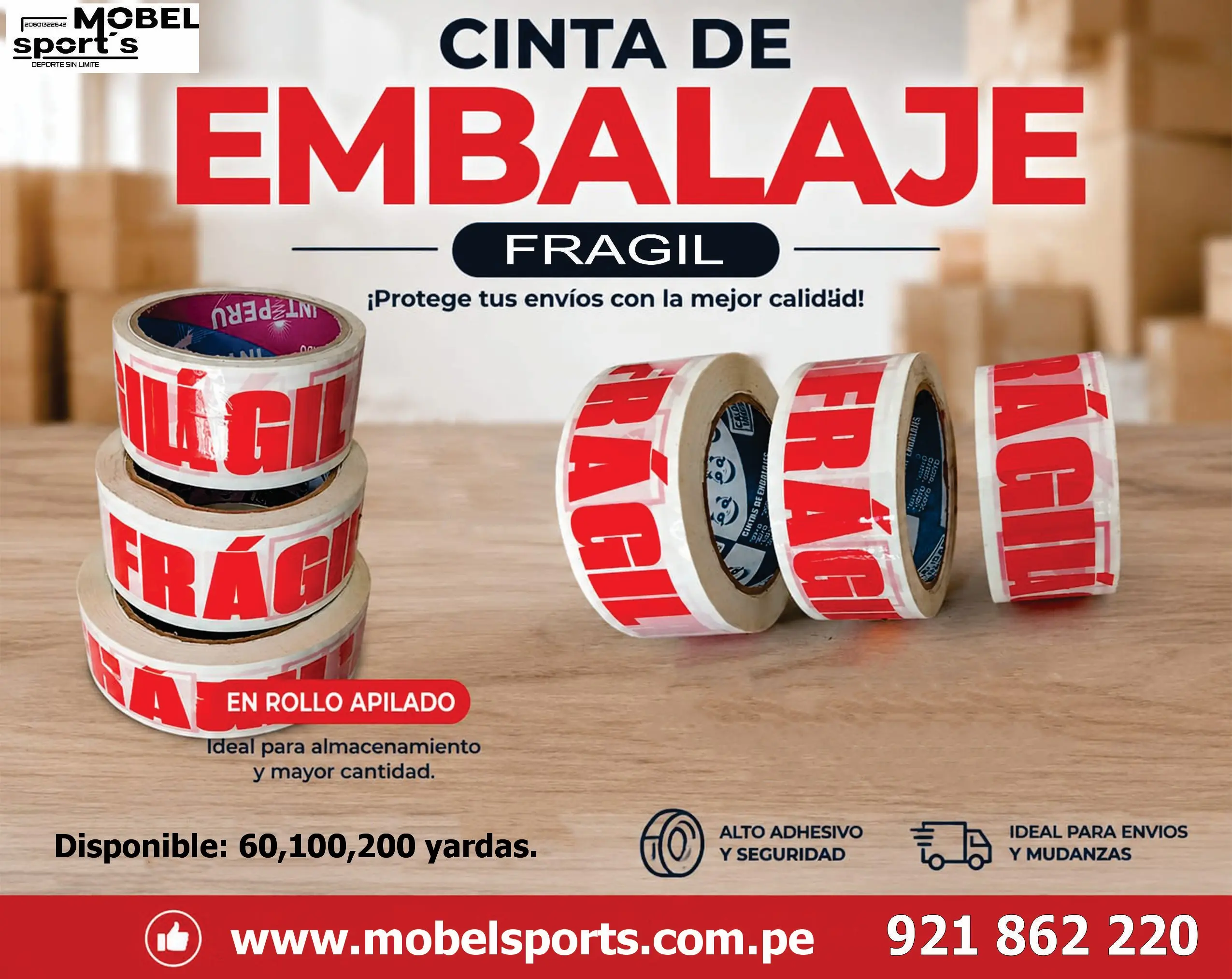 CINTAS DE COLORES MOBEL SPORTS 