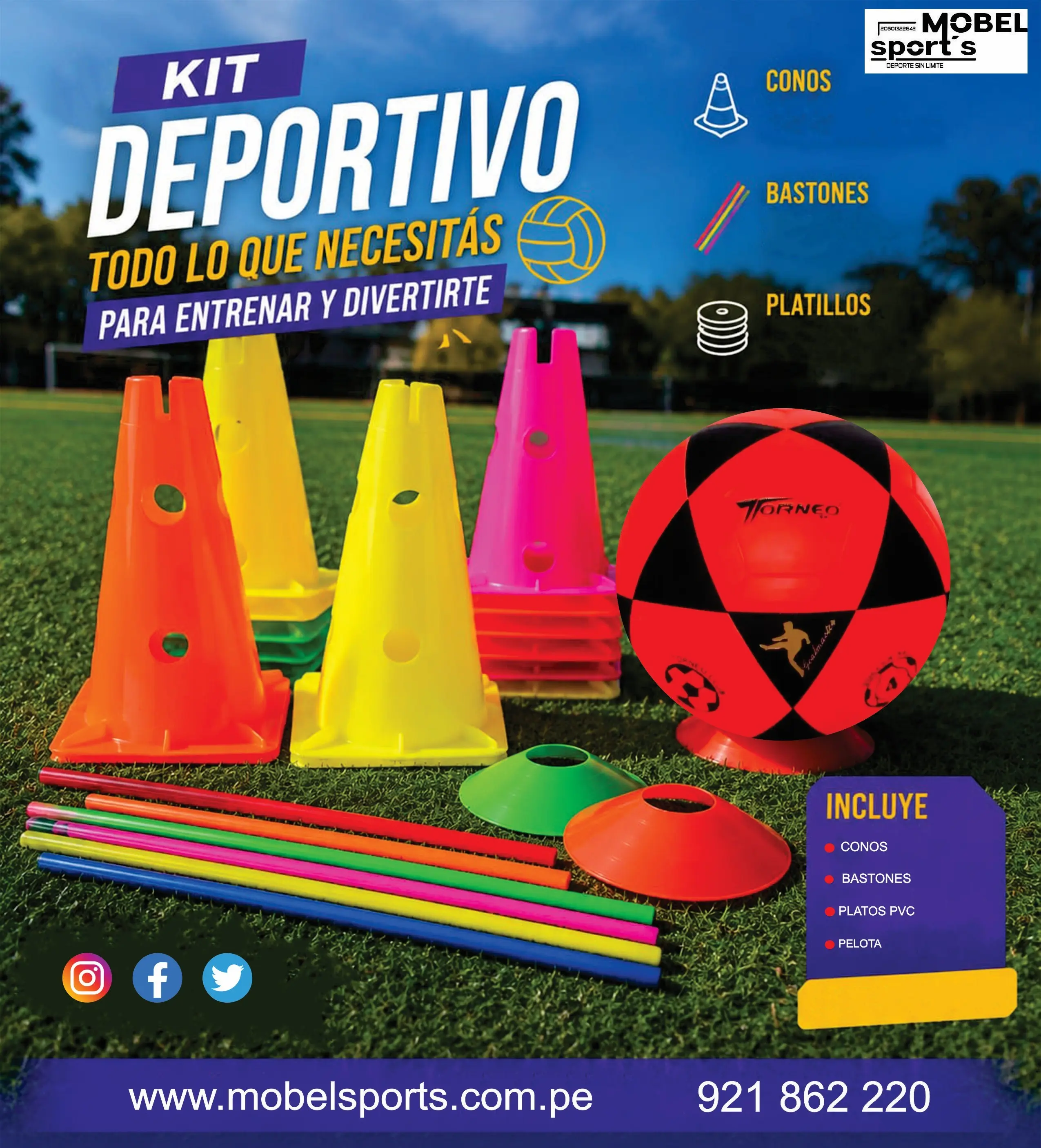 Malla para Aro de Básquet 12 Enganches mobel sports 