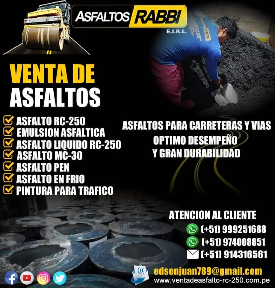 ASFALTO EN FRIO MEZCLA PREPARADA EN SACOS DE 50 KG.PEN