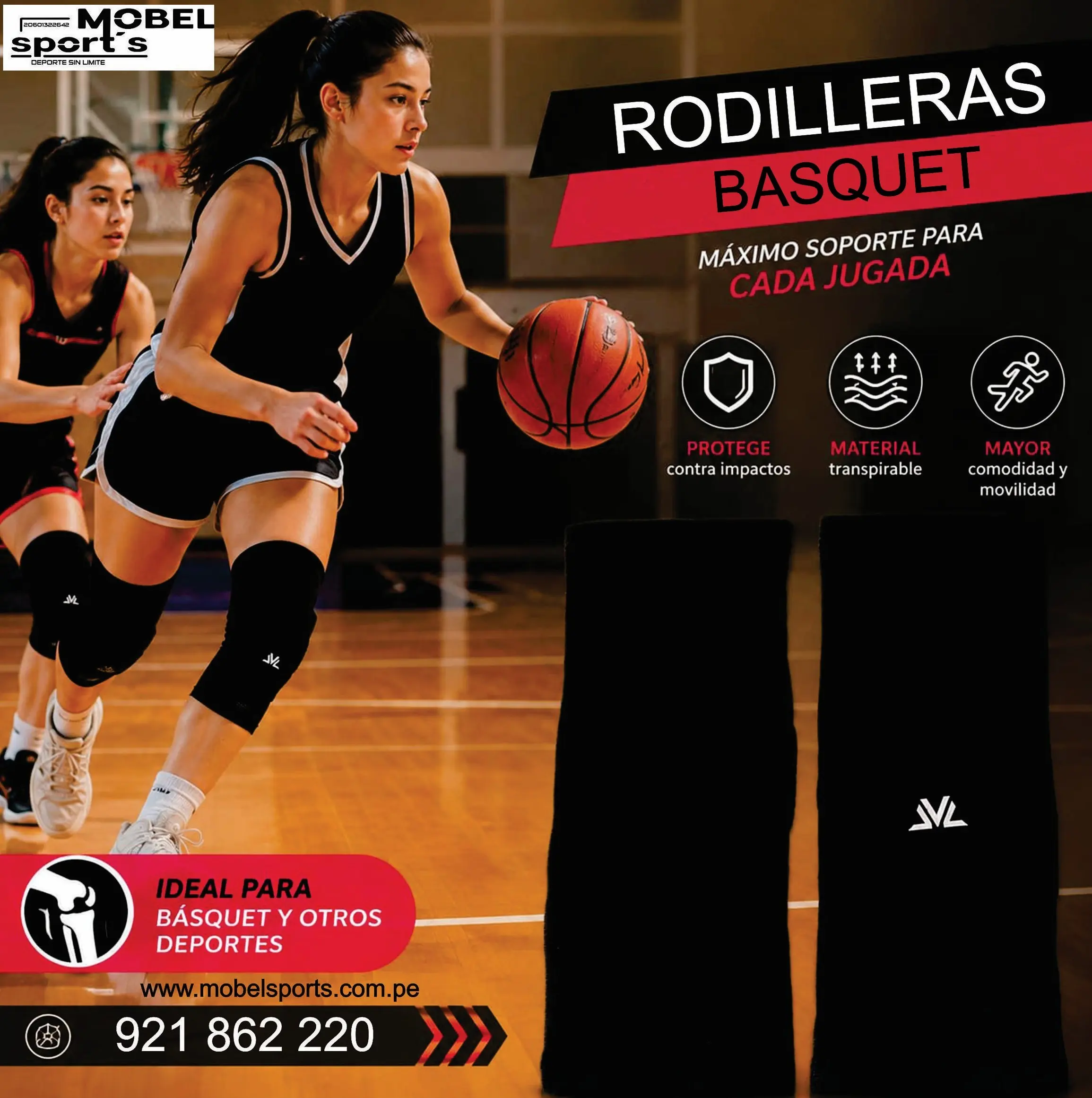 Canastilla porta pelotas mobel sports 