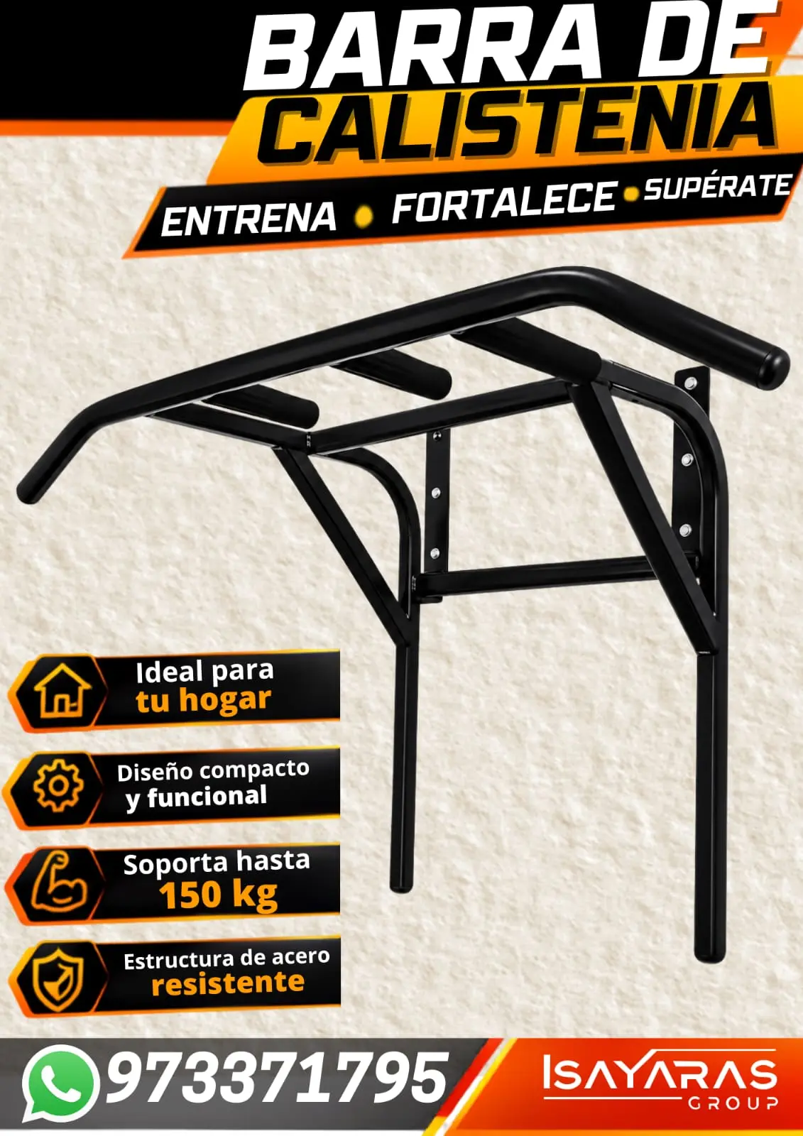  BARRA DE CALISTENIA MULTIFUNCIONAL