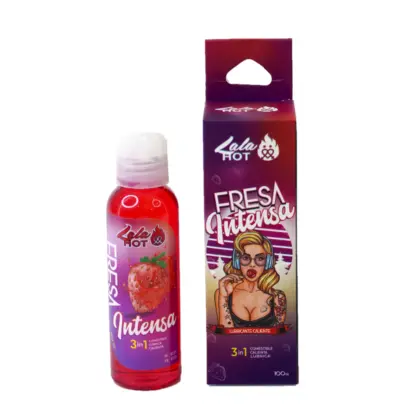 Lubricante caliente con sabor a Fresa Intensa TIENDAS AMOR 