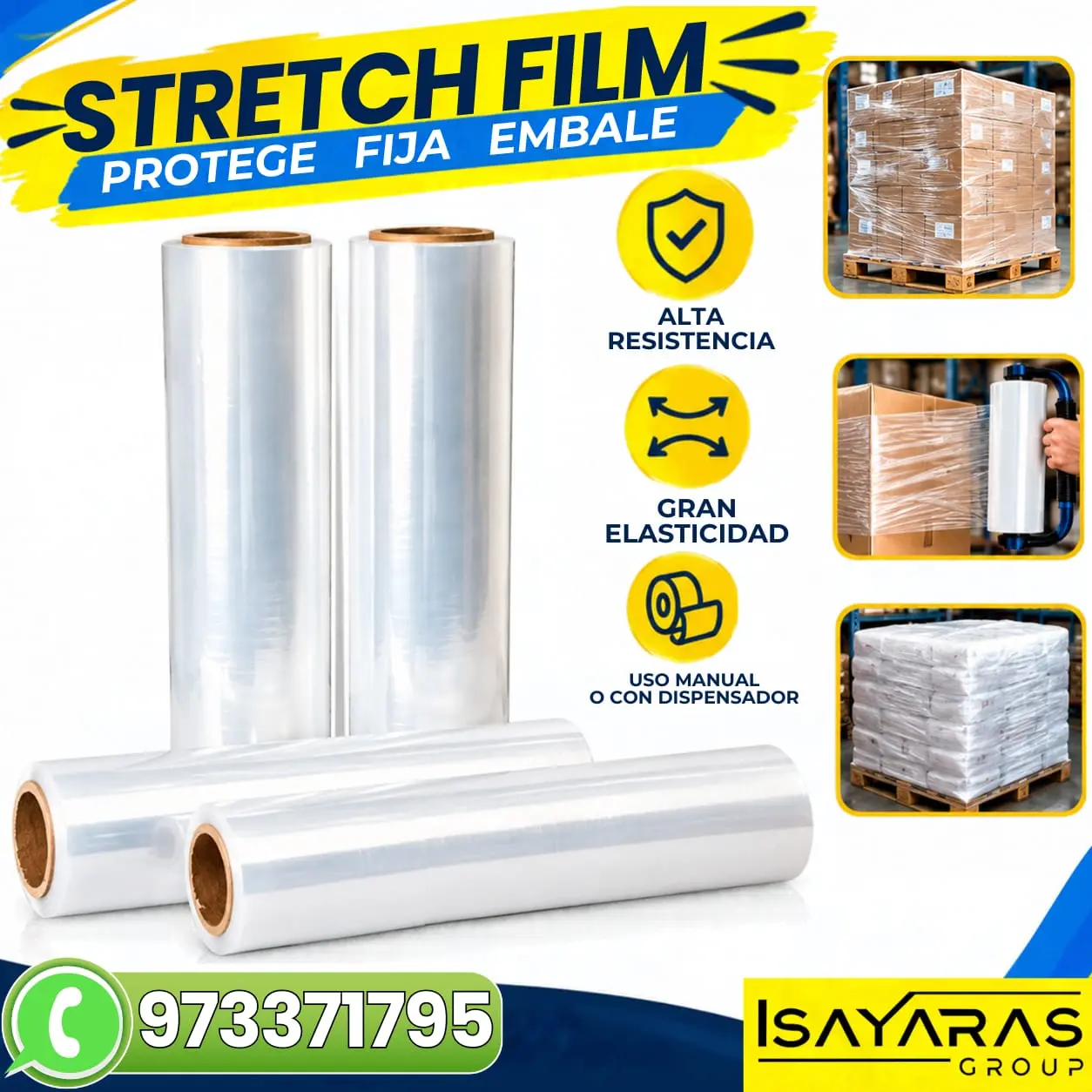 STRETCH FILM NEGRO Protección Discreta y Segura 