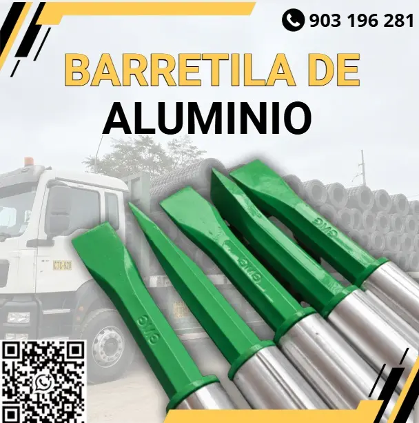 BARRETILLA DE ALUMINIO DE ALTA RESISTENCIA - PROMINE PERU