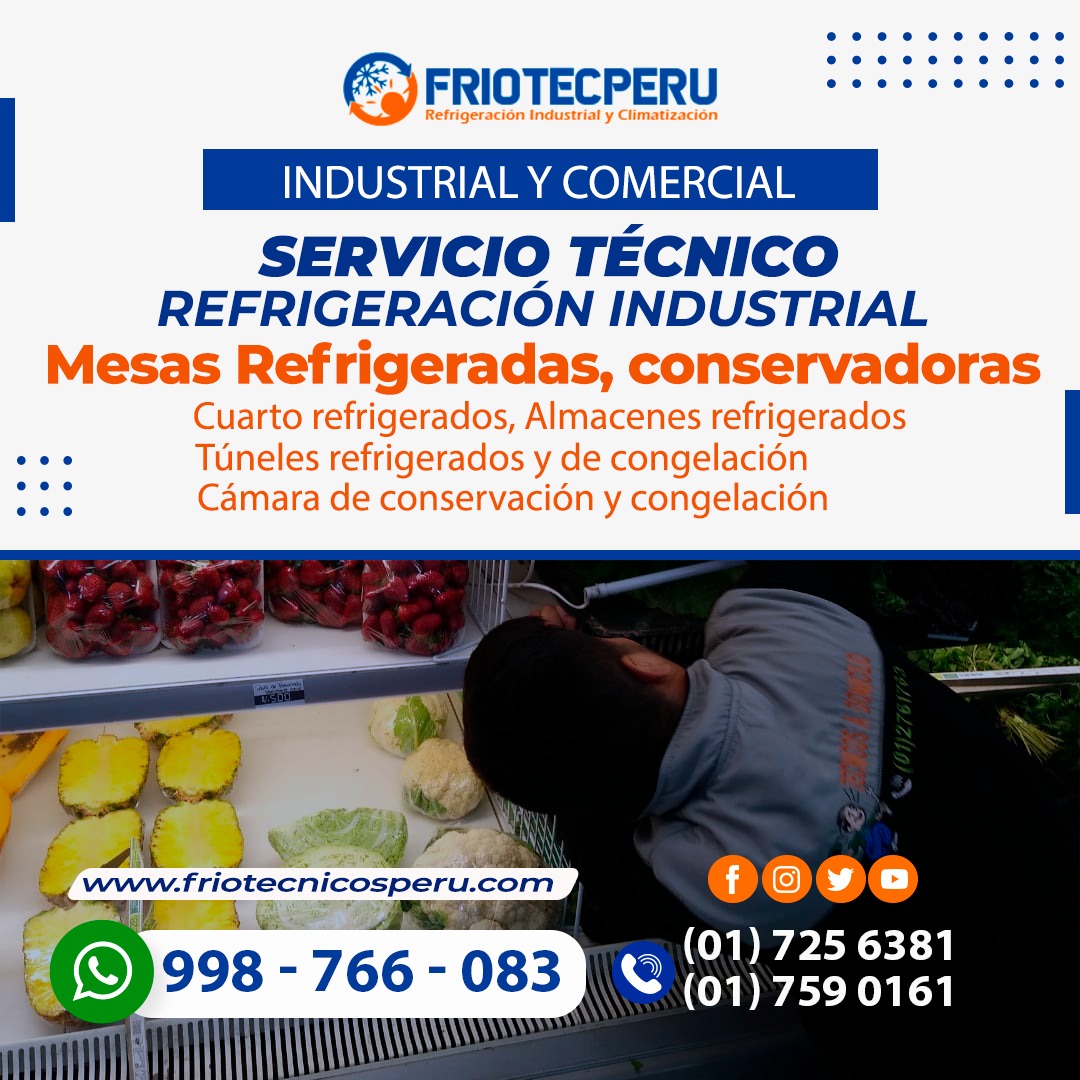 Beneficios 937053498 Reparación de Mesas Frías 7590161 VILLA EL SALVADOR