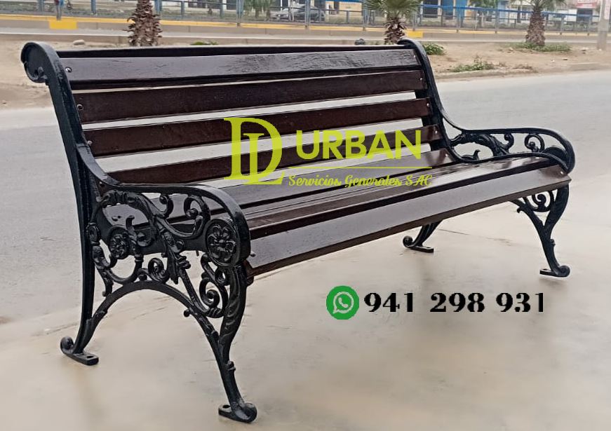 POSTES Y BANCAS EN FIERRO FUNDIDO