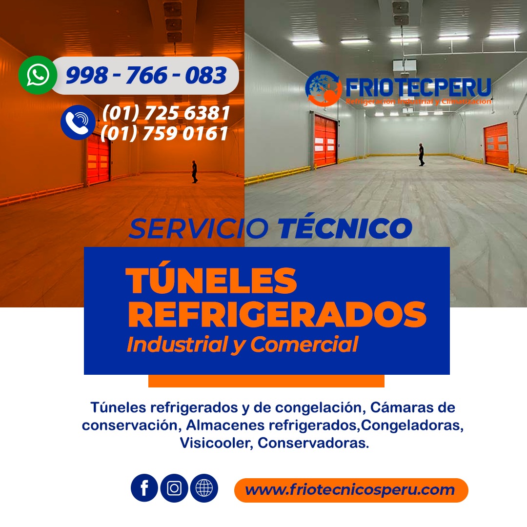 **7590161**ASISTENCIA TÉCNICA INMEDIATA PARA TUNELES REFRIGERADOS ((CHACLACAYO))