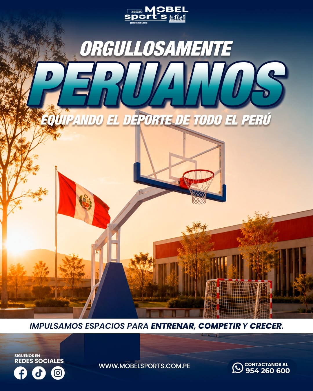 TABLERO DE BALONCESTO MOVIL MOBEL SPORTS