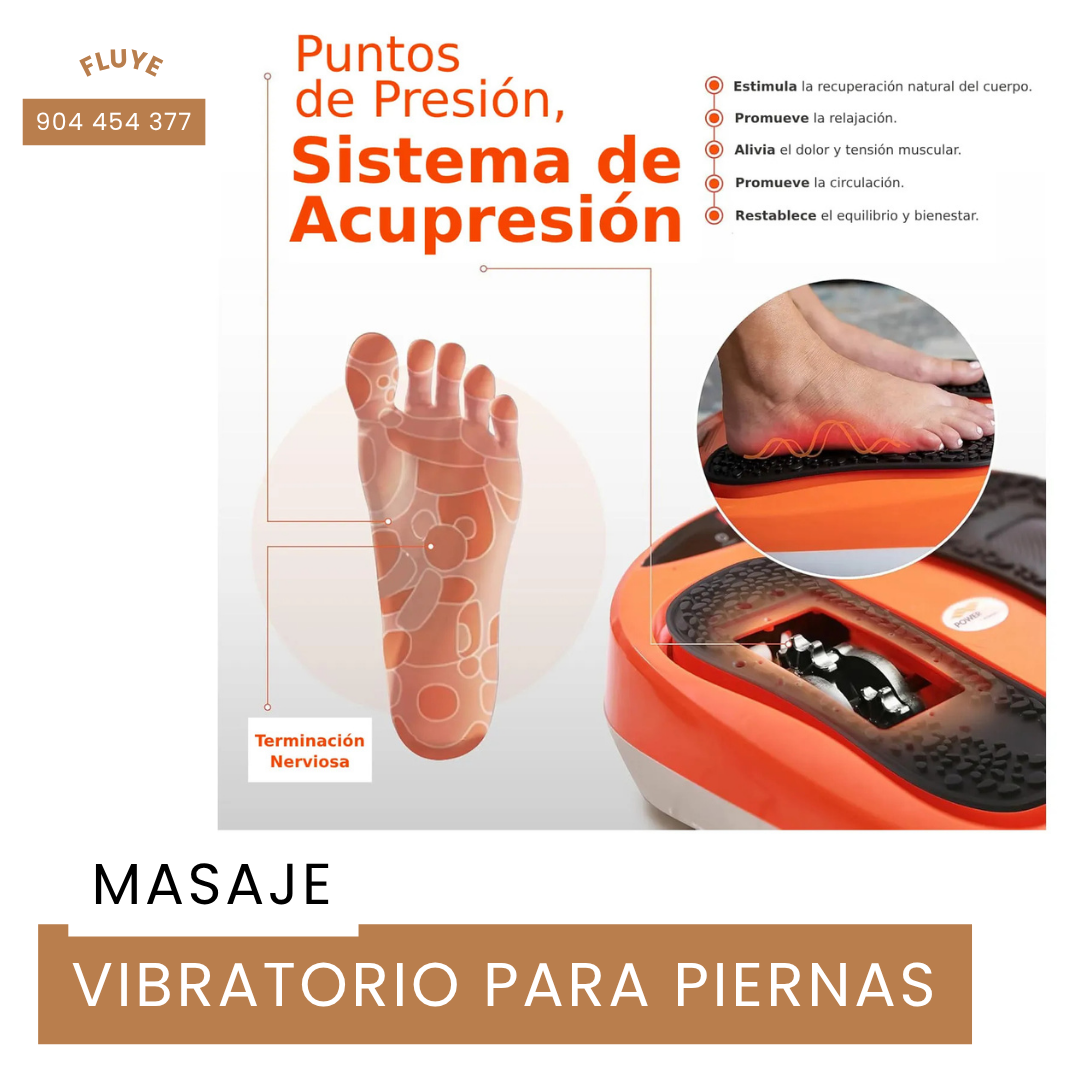 Masaje Vibratorio y Acupresión para Piernas y Pies. Neuropa