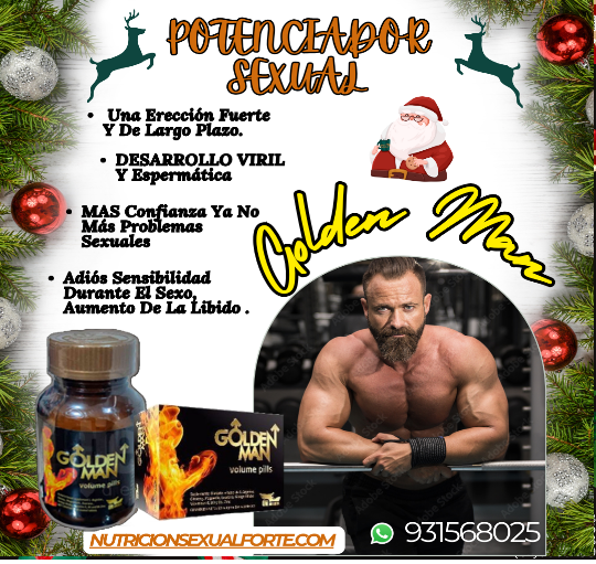 GOLDEN MAN ERECCION FUERTE/VIGOR/MAS ESPERMA/931568025