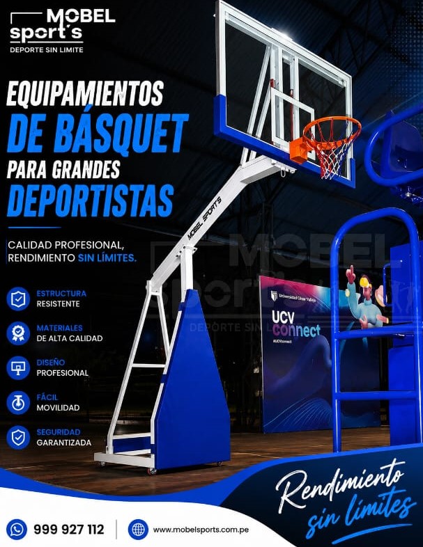 TABLERO DE BALONCESTO MOVIL MOBEL SPORTS