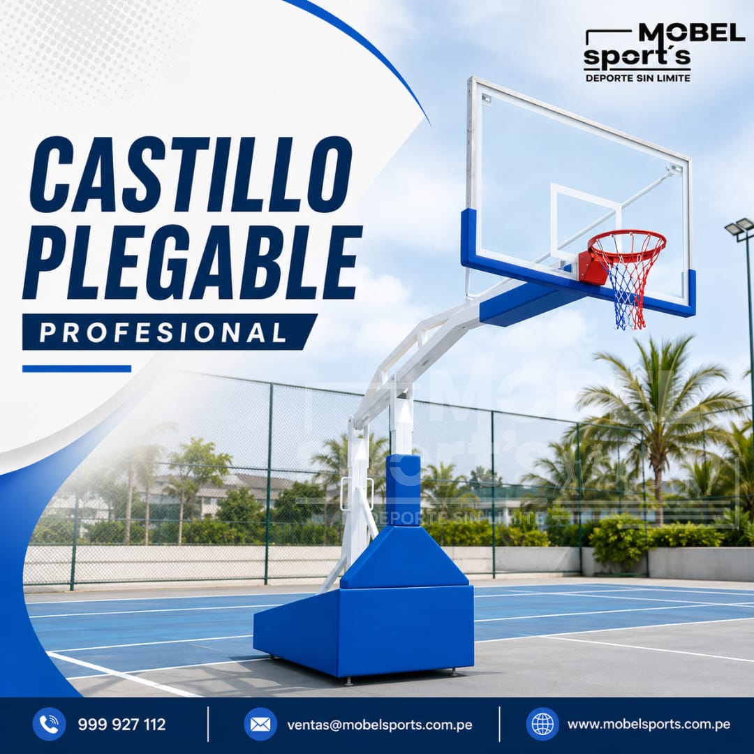 Tablero de baloncesto plegable oficial - mobel sports