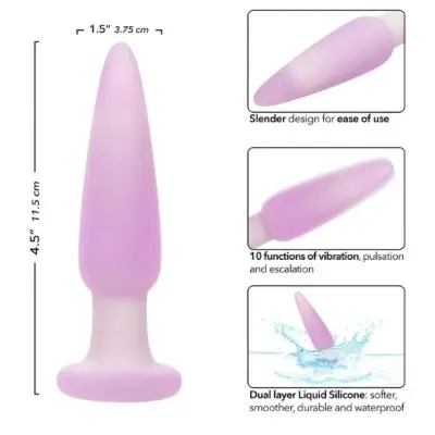 Vibrador Plug Anal Inalambrico Lavender Haze