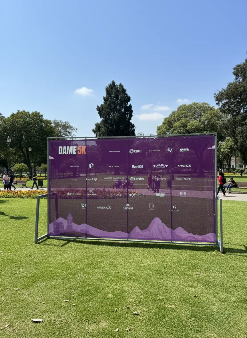 BACKING DE FIERRO PARA PUBLICIDAD EN EXTERIOR