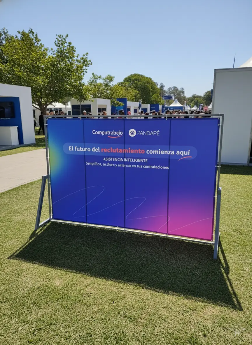 BACKING DE FIERRO PARA PUBLICIDAD EN EXTERIOR