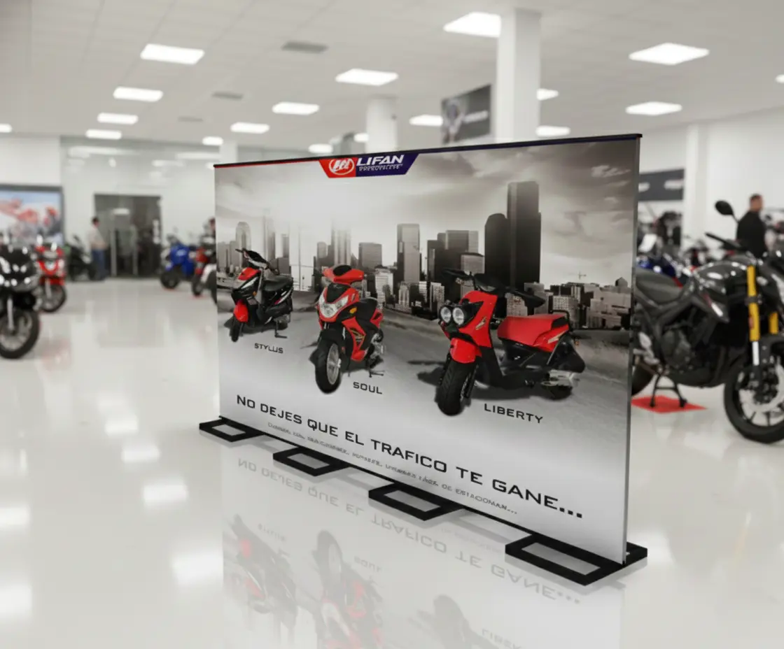 BACKING DE FIERRO PARA EVENTOS Y ESPACIOS INTERIORES