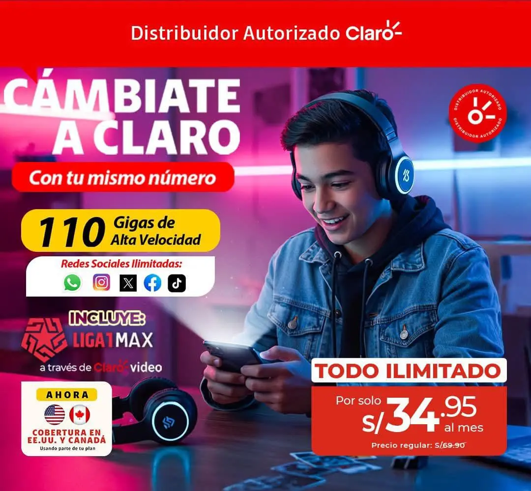 Venta de portabilidad y Hogar Claro al mejor precio