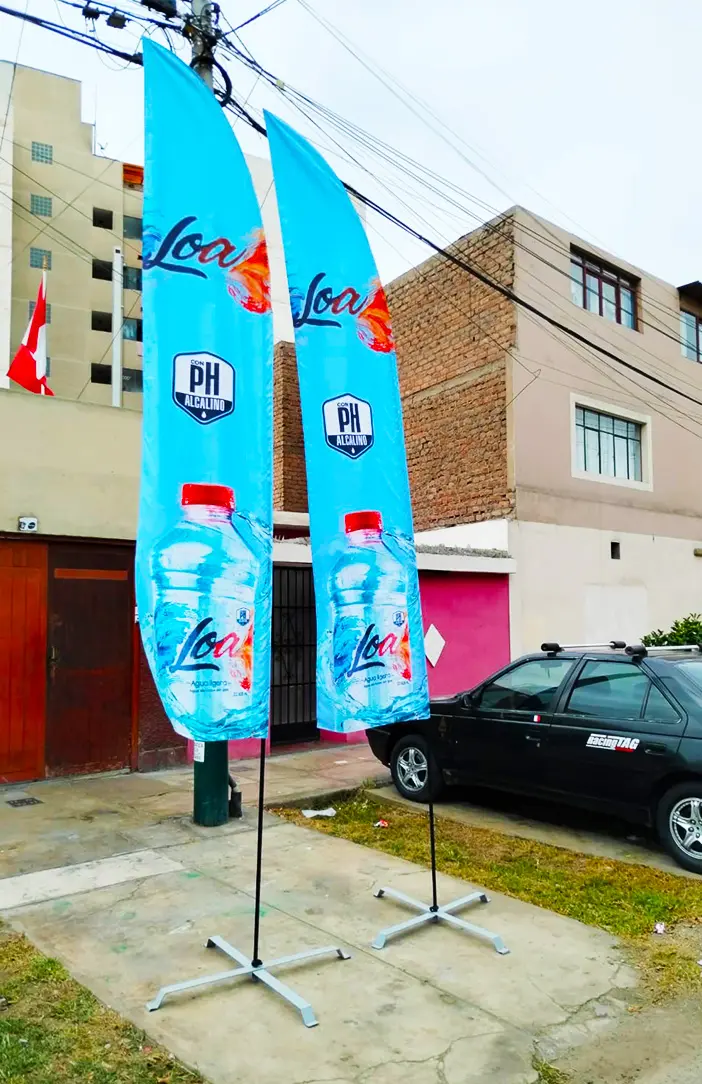 BANDEROLA PUBLICITARIA PARA EVENTOS Y PROMOCIONES