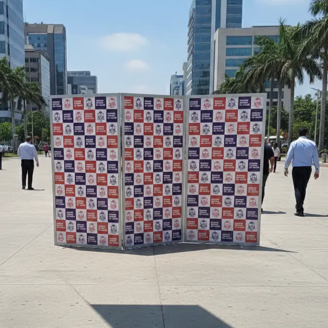 BIOMBO PLEGABLE PUBLICITARIO PARA EVENTOS Y FERIAS