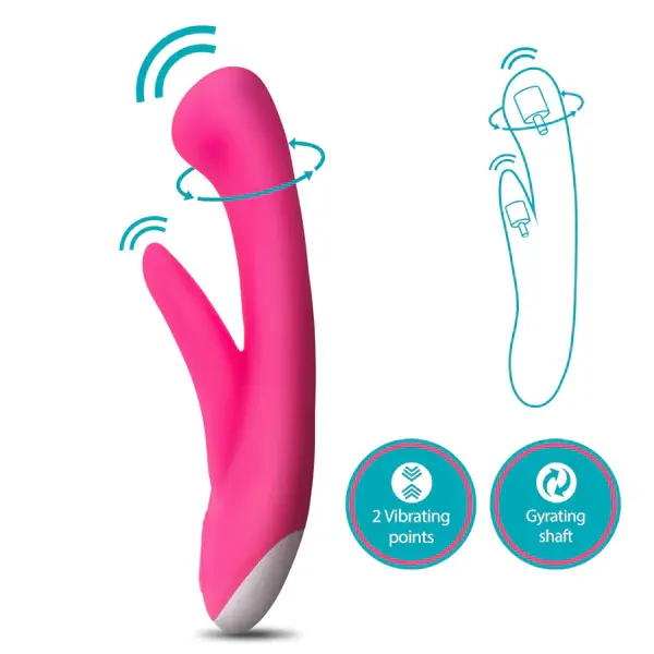VIBRADOR DOBLE ESTIMULACION PUNTO G CLITORIS- MIRAFLORES 