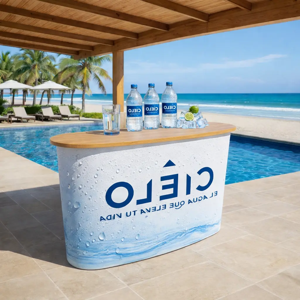 MODULO CON SOMBRILLA PUBLICITARIO PARA EVENTOS EN LIMA