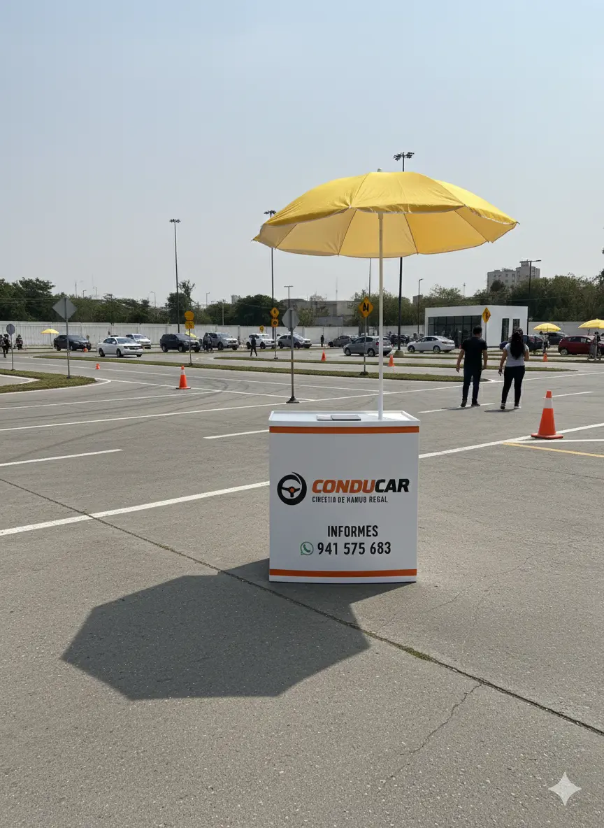 MODULO CON SOMBRILLA PUBLICITARIO PARA EVENTOS EN LIMA