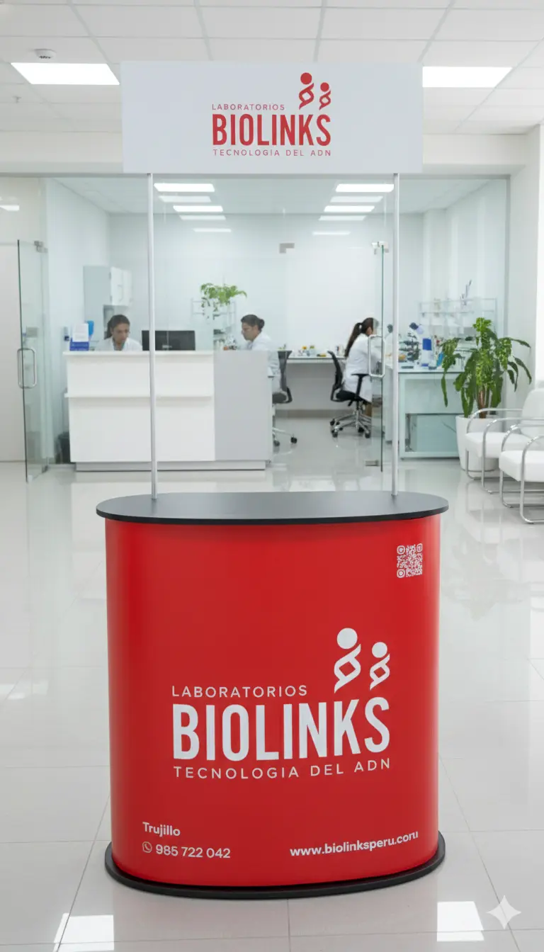 MODULO COUNTER OVALADO PUBLICITARIO PARA EVENTOS EN LIMA