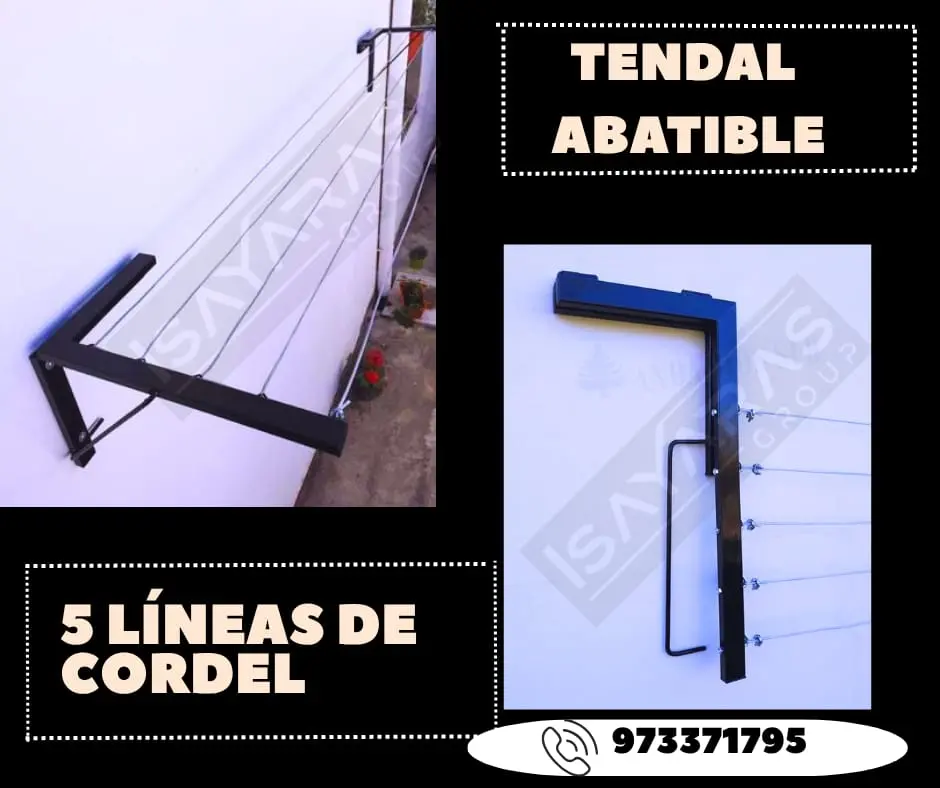 TENDEDERO PLEGABLE FACIL DE GUARDAR 