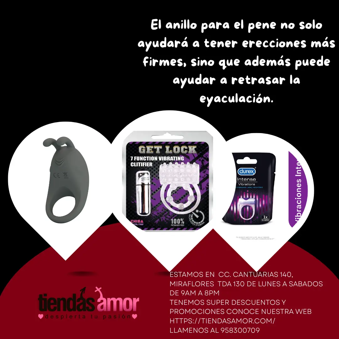 anillos vibradores TIENDAS AMOR SEXSHOP 958300709