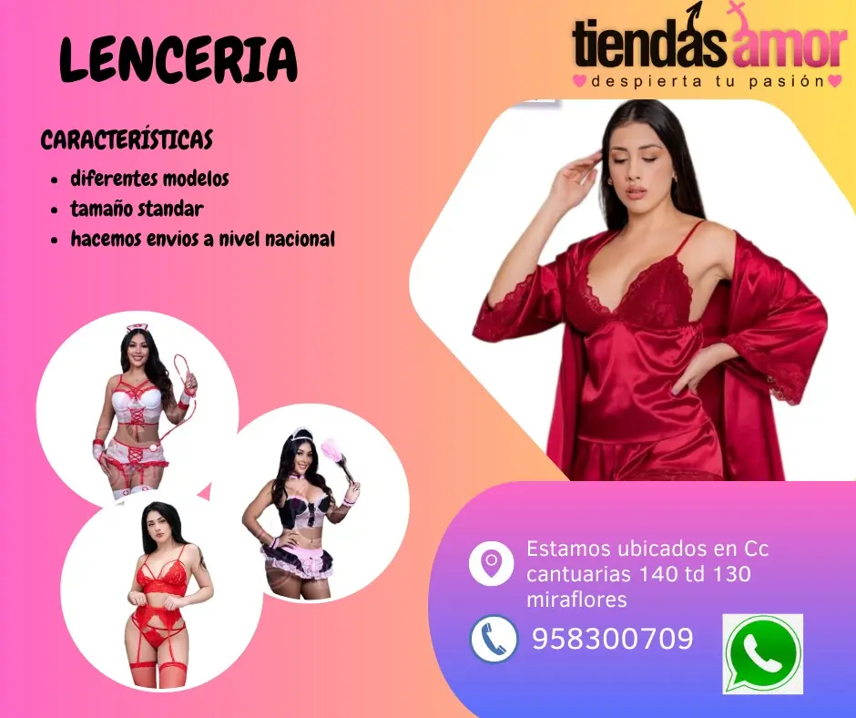 Lenceria TIENDAS AMOR SEXSHOP 958300709