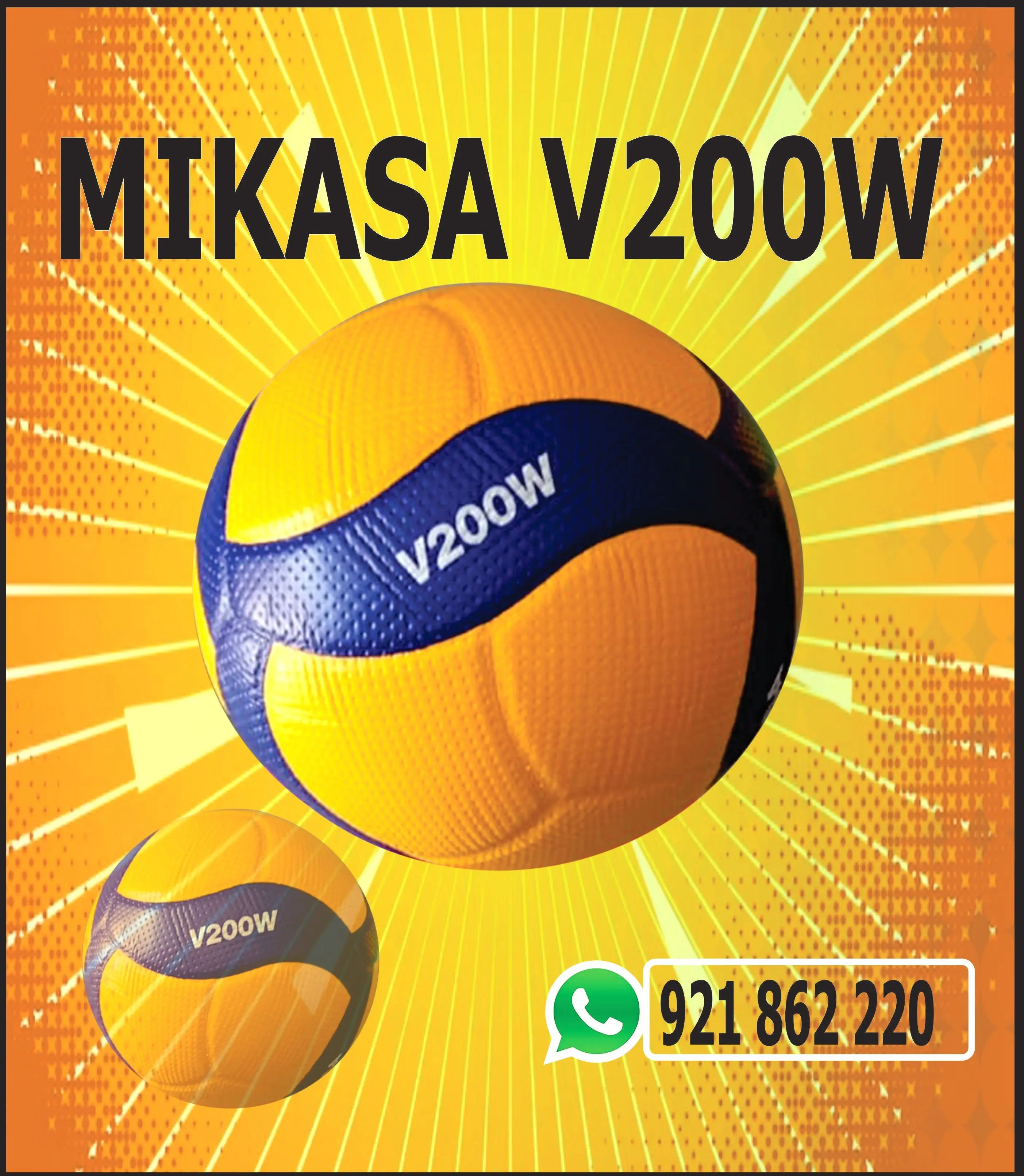 PELOTA DE VOLEY MIKASA V330W MOBEL SPORTS