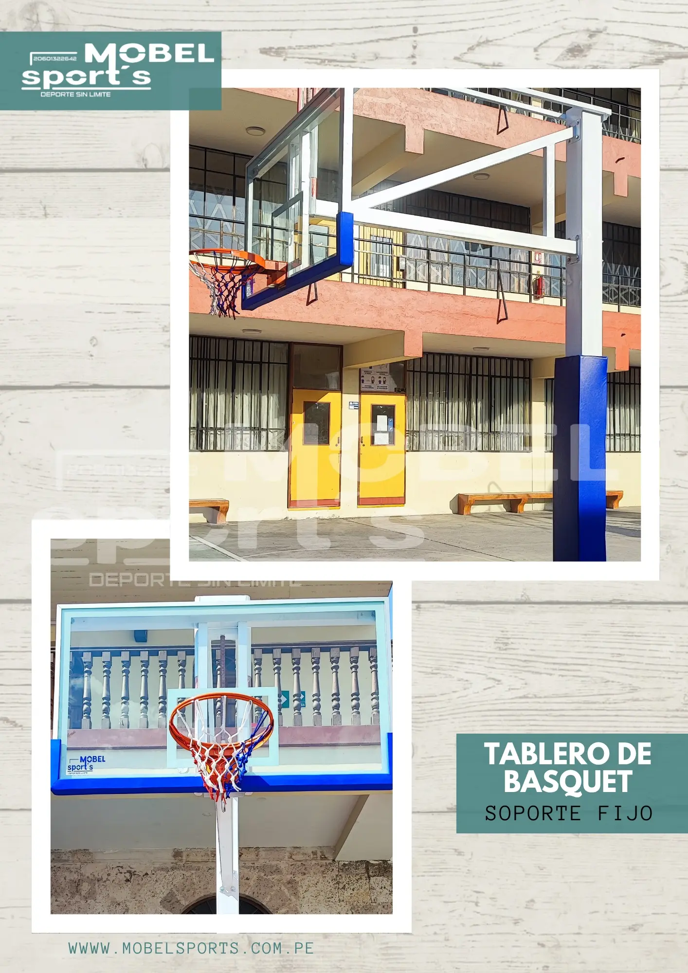 Tablero de baloncesto Mobel Sports