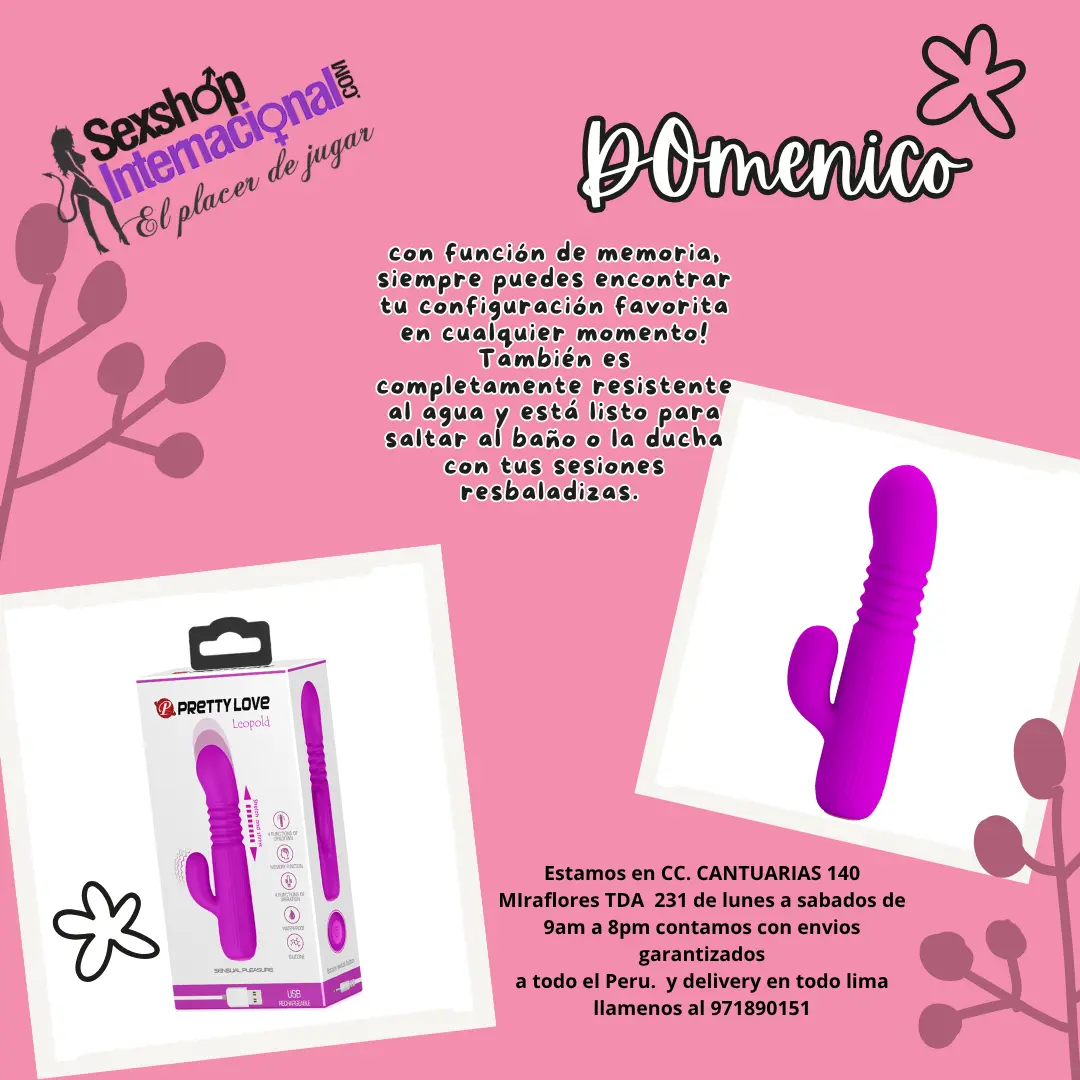 JUGUETES SEXUALES ESTIMULA PUNTO G Y CLITORIS -MIRAFLORES 
